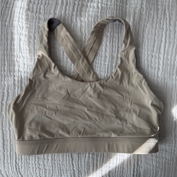 BORN PRIMATIVE- Your Essential Sports Bra in oatmeal - Picture 3 of 5